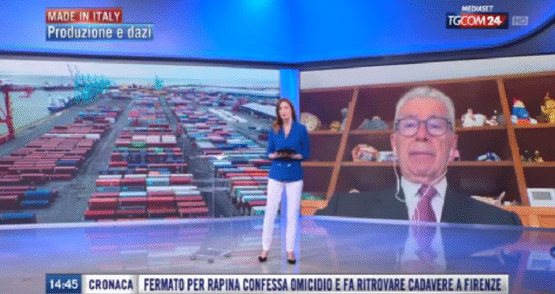 TGCOM 24 I Mario Resca, Presidente Confimprese: “Made in Italy: produzione e dazi”